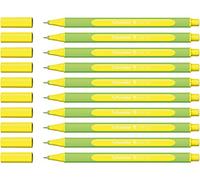 Schneider Fineliner Line de Up, 0,4 mm, de neón amarillo, 10 unidades)