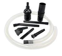 Schneider Industries Kit de 7 piezas para micro aspiradora, color negro