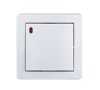 Schneider Interruptor conmutador luminoso 10A Localización Blanco Alréa