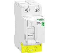SCHNEIDER - Interruptor Diferencial 2P 40A 30mA AC Resi9 XP - Mecanismo de Plástico - 230V - Montaje Encastrado - Protección Contra Fugas de Corriente - Compatible con Unica - Acabado Blanco
