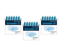 Schneider Cartuchos de tinta pastel (estándar para pluma estilográfica) Ice Blue (6 unidades)