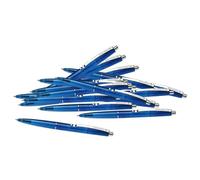 Schneider K20 Icy Colours - Bolígrafo retráctil (mina indeleble, grosor de trazo M, tinta azul, 20 unidades), color azul