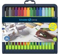 Schneider Line-Up - Estuche desplegable, 32 unidades, muy grande,