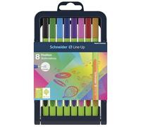 SCHNEIDER 191098 - Line-Up, Fineliner, 0,4 mm, juego de 8