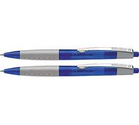 Schneider Loox 73550 Bolígrafo retráctil (zona de agarre suave, mina indeleble, grosor de trazo M), 2 unidades, color azul