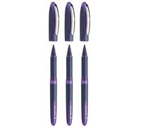 Schneider - Lote de 3 bolígrafos con tinta one business Ultra Smooth 06 morado