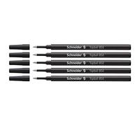 Schneider, Lote de 5 recambios para Roller Topball 850 05, color negro.