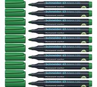 Schneider Maxx 130 - Rotulador permanente, 1 - 3 mm, Cap Off Ink, rellenable, color verde