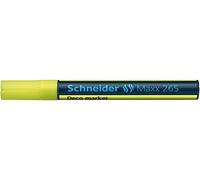 Schneider Maxx 265 - Rotulador Decorativo para Ventanas, Color Amarillo neón