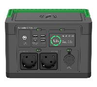 schneider offgrid portable power station 330 332wh lithium-ion 2 schuko sinewave