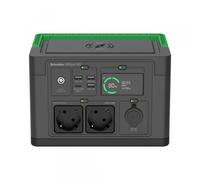 APC Schneider OffGrid Portable Power Station 300W, generador Solar Ligero de 332Wh con 2 Tomas de CA, Salida USB-C PD de 60W, Carga inalámbrica, luz LED para Camping al Aire Libre