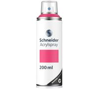 Schneider Paint-It 030 Supreme DIY - Pintura acrílica en aerosol (alta cobertura, resistente a los rayos UV, 200 ml, spray acrílico, para casi todas las superficies), color magenta mate