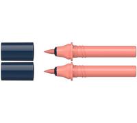 Schneider Paint-It Twinmarker 040 - Cartuchos de tinta a base de agua para uso en papel, 95% plástico reciclado, color rosa 121