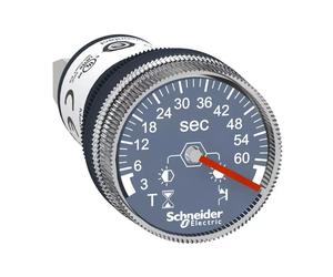 Schneider panel mounted timer monofunction 3s to 6 XB5DTB23
