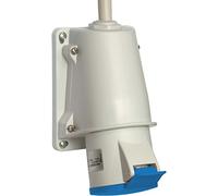 Schneider PKF16 W423 Tomas industriales y enchufes 3 x 16 A, monofásica, 2P + T, IP44, Tornillo, Toma de Pared, Blanco, Juego de 8 Piezas