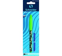 Schneider - Pluma estilográfica Voyage, talla M, surtidos, blíster con 2 cartuchos de tinta