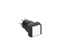 Schneider Pulsador cuadrado luminoso blanco 24v 2nan XB6ECW1B2P