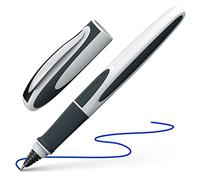 Schneider Ray 187849 - Bolígrafo roller para diestros y zurdos, color blanco, gris y gris