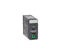 Schneider Electric RXG12B7 Relé 1Co 10A, Botón Test y Led 24Vac, Juego de 10