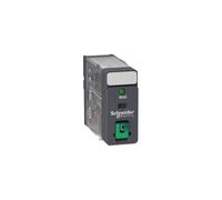 Schneider Electric Relé RXG12BD 1Co 10A, Botón Test y Led 24Vdc Juego de 10
