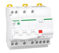 Schneider Resi9 3P+N 20A Curva C RCBO 30mA 6kA - R9D55720