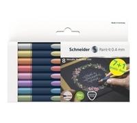 SCHNEIDER ROLLER METÁLICO PAINT-IT 050 ESTUCHE 8 C/SURTIDOS