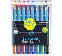 Schneider Set de Bolígrafos Slider Basic XB 8 Piezas Multicolor