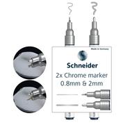 Schneider Set de Marcadores PAINT-IT 2 CHROME metálico (2 Unidades)