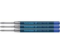 Schneider Slider 755 - Recambio para bolígrafos (3 unidades, XB, color azul)