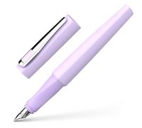 Schneider Tomo 168828 - Pluma estilográfica (recargable con cartuchos de tinta estándar, adecuada para diestros y zurdos), color lavanda