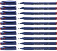 Schneider Topball 847 Rollerball Pen - Red (Pack of 10)