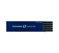 Schneider Topball 850 - Recambio para bolígrafo (0,5 mm, negro, paquete de 10 unidades)
