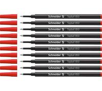 Schneider Topball 850 - Recambio para bolígrafo (10 unidades, 0,5 mm, tinta roja)