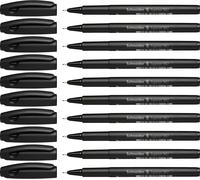 Schneider Topliner 967 Fineliner Pen - Black (Pack of 10) 10er black