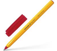 Schneider Tops 505, Bolígrafo con tapa, F, Rojo (Color del eje: amarillo)