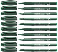 Schneider Topwriter 157 - Bolígrafos (0,8 mm, 10 unidades), color verde