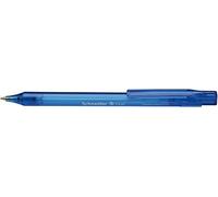 SCHNEIDER Writing Instruments Bolígrafo Fave, Mecánica de presión, M, Azul, Barril Color: Azul Transparente