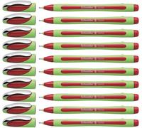 Schneider, Xpress - Caja de 10 Rotuladores, 0.8mm, Rojo