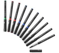 Schneider XTRA 823 - Bolígrafos de punta redonda (4 negros, 3 azules, 2 rojos, 1 verde)