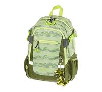 Schneiders 49466-065 - Mochila para niños Rhino Dino con 3 compartimentos, 2 bolsillos laterales y etiqueta, aprox. 25 x 35 x 12 cm, 11 l, espalda acolchada, correa de hombro y pecho