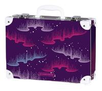 Schneiders accesorios para mochilas Case Wavy Dots púrpura