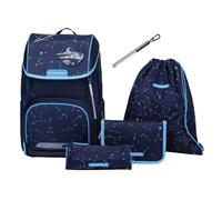 Schneiders Ergojet Juego de mochilas escolares 6 piezas azul