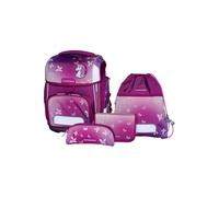 Schneiders Ergolite Juego de mochilas escolares 6 piezas fucsia