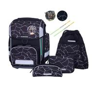 Schneiders Ergolite Juego de mochilas escolares 8 piezas gris