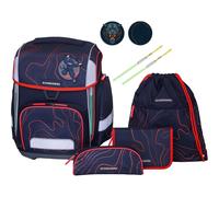 Schneiders Ergolite “Ninja Revenge” - Juego de mochilas escolares de 9 piezas