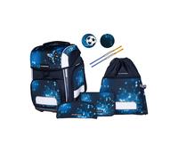 Schneiders Ergolite Set de mochila escolar de 9 piezas Cosmos Profundo