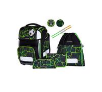 Schneiders Ergolite Set de mochila escolar de 9 piezas Crash