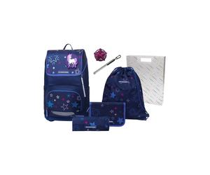 Schneiders Ergoplus Juego de mochilas escolares 8 piezas azul