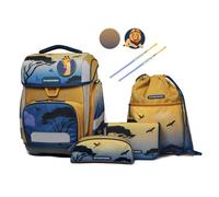 Schneiders Isabeau x Ergolite Juego de mochilas escolares 6 piezas beige