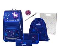 Schneiders mochila escolar mochila de ocio Ergoplus 2in1 Schulranzen Set 7 -piezas 22L Shooting Star azul